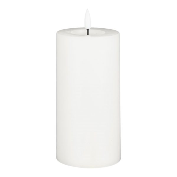 Pillar Candle Warm White Led