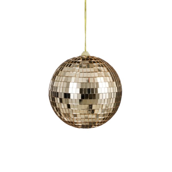 Mirror Ball Champagne 15cm