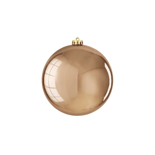 Bauble Unbreakable Copper Shiny 15cm