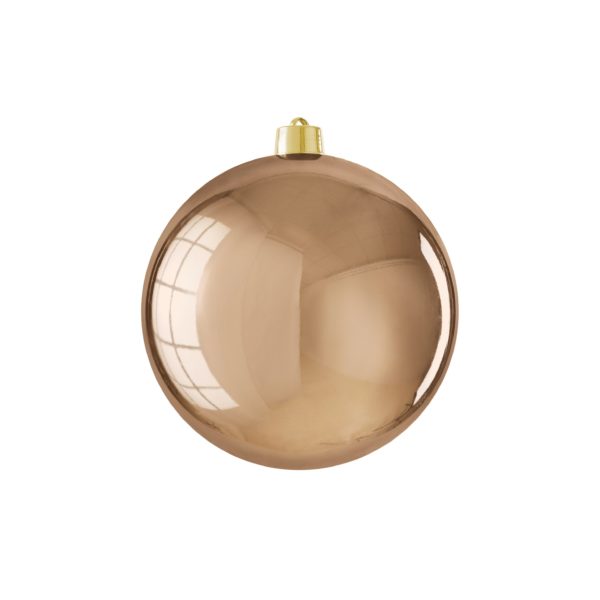 Bauble Unbreakable Copper Shiny 20cm