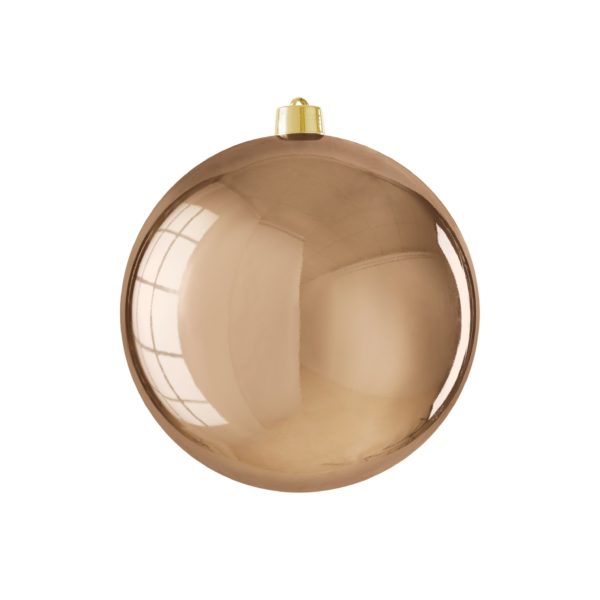 Bauble Unbreakable Copper Shiny 25cm