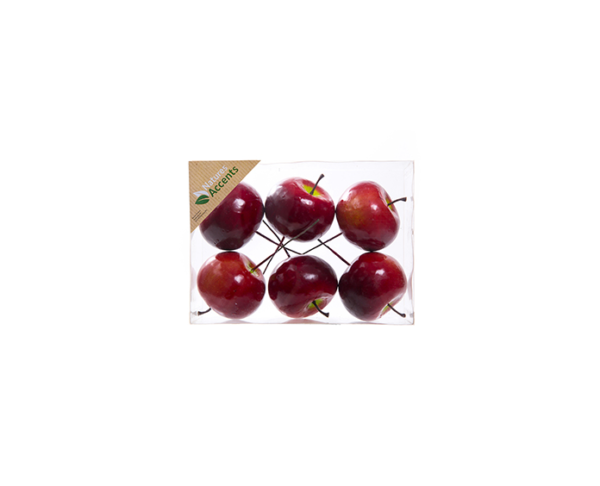 Apples on Wire 6cm Red