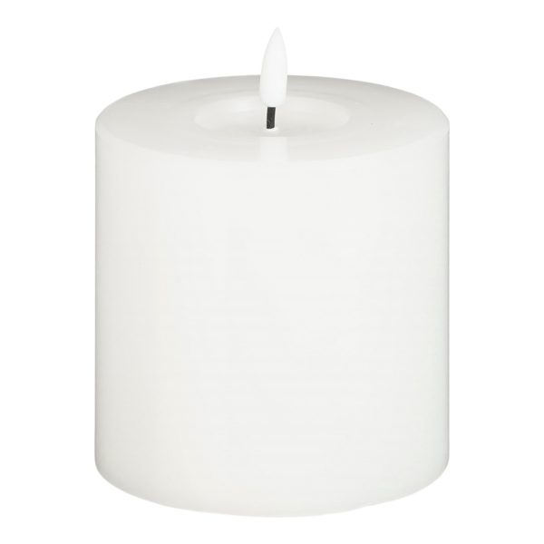 Pillar Candle Warm White Led