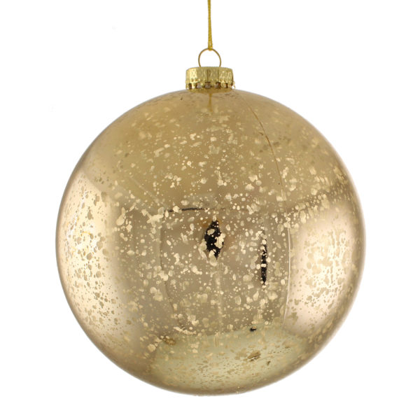 Mercury Bauble Unbreakable Gold 15cm