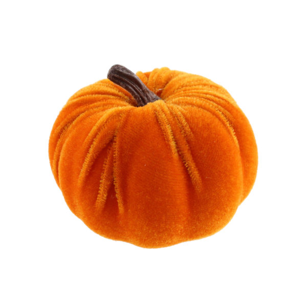 Velvet Pumpkin Orange 8cm