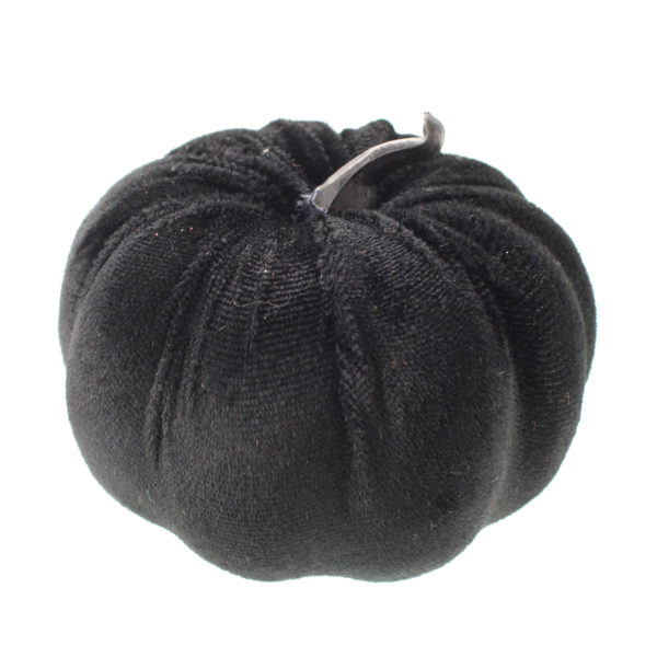 Velvet Pumpkin Black 8cm