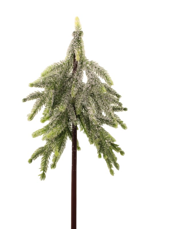 Snowy Pine Tree Stem 72cm