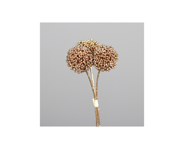 Allium Metallic Bundle x3 Gold 25cm