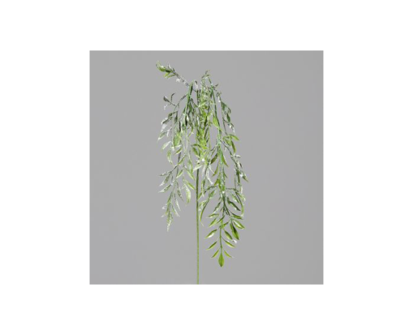 Hanging Ruscus Glittered and Iced 68cm